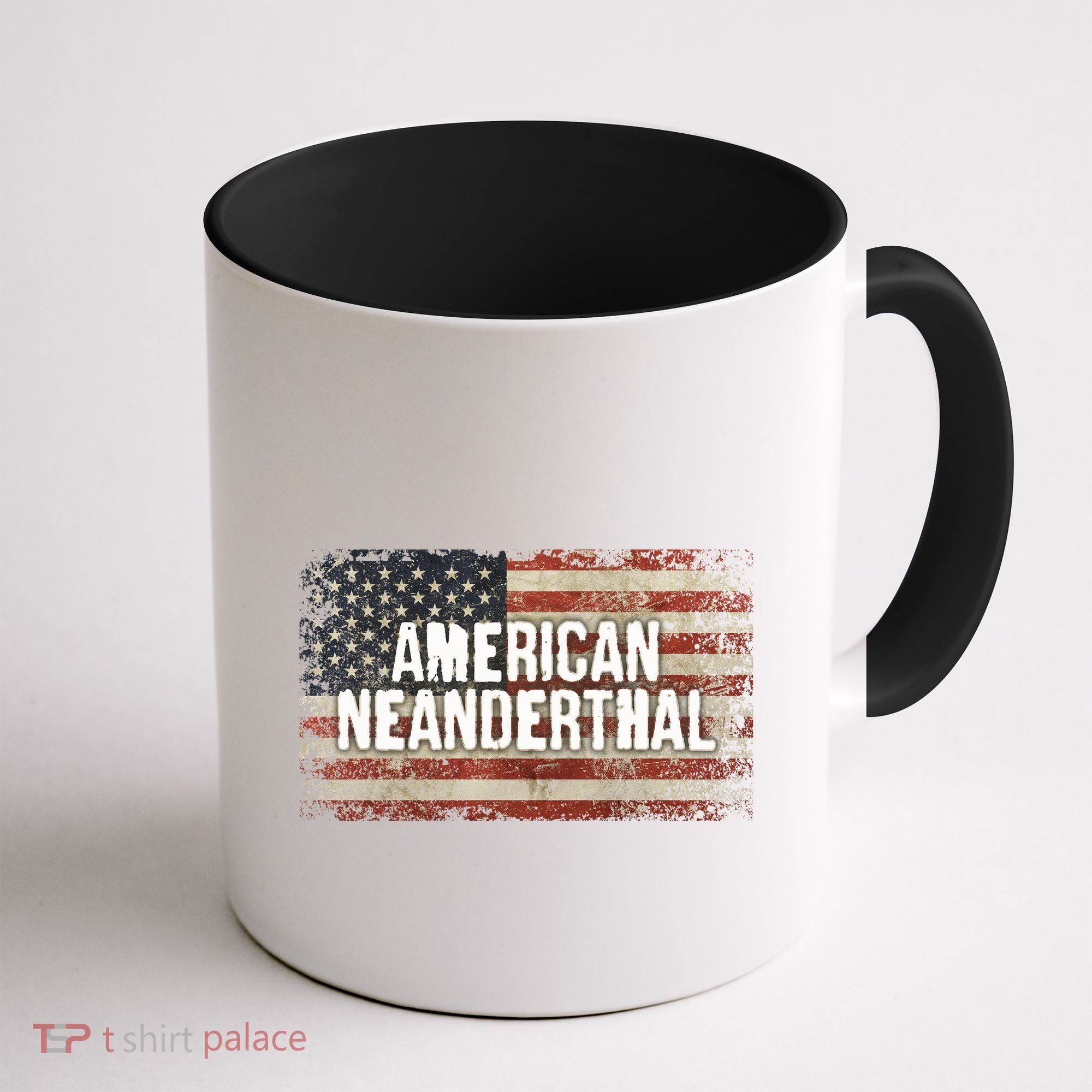 Distressed American Neanderthal Coffee Mug