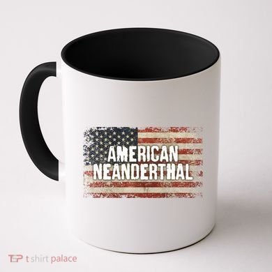 Distressed American Neanderthal Coffee Mug