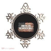 Distressed American Neanderthal Ornament thumb 0