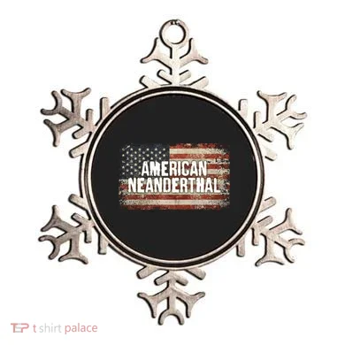 Distressed American Neanderthal Ornament