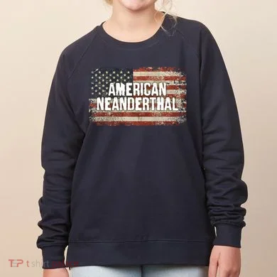 Distressed American Neanderthal Women's Sweatshirt