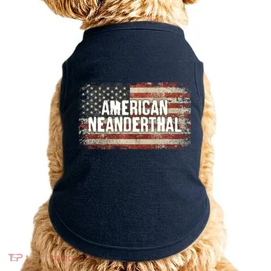 Distressed American Neanderthal Doggie Tank