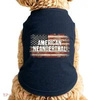 Distressed American Neanderthal Doggie Tank thumb 0