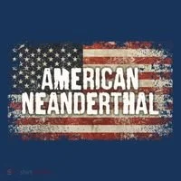 Distressed American Neanderthal Doggie Tank thumb 4