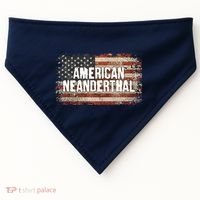 Distressed American Neanderthal USA-Made Doggie Bandana thumb 0
