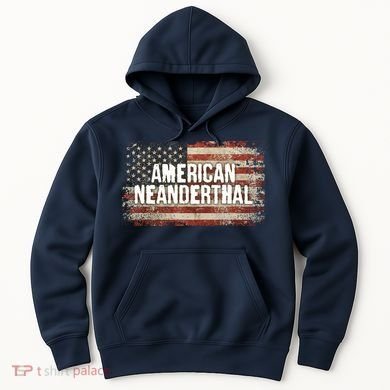Distressed American Neanderthal Hoodie