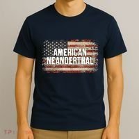 Distressed American Neanderthal T-Shirt thumb 3