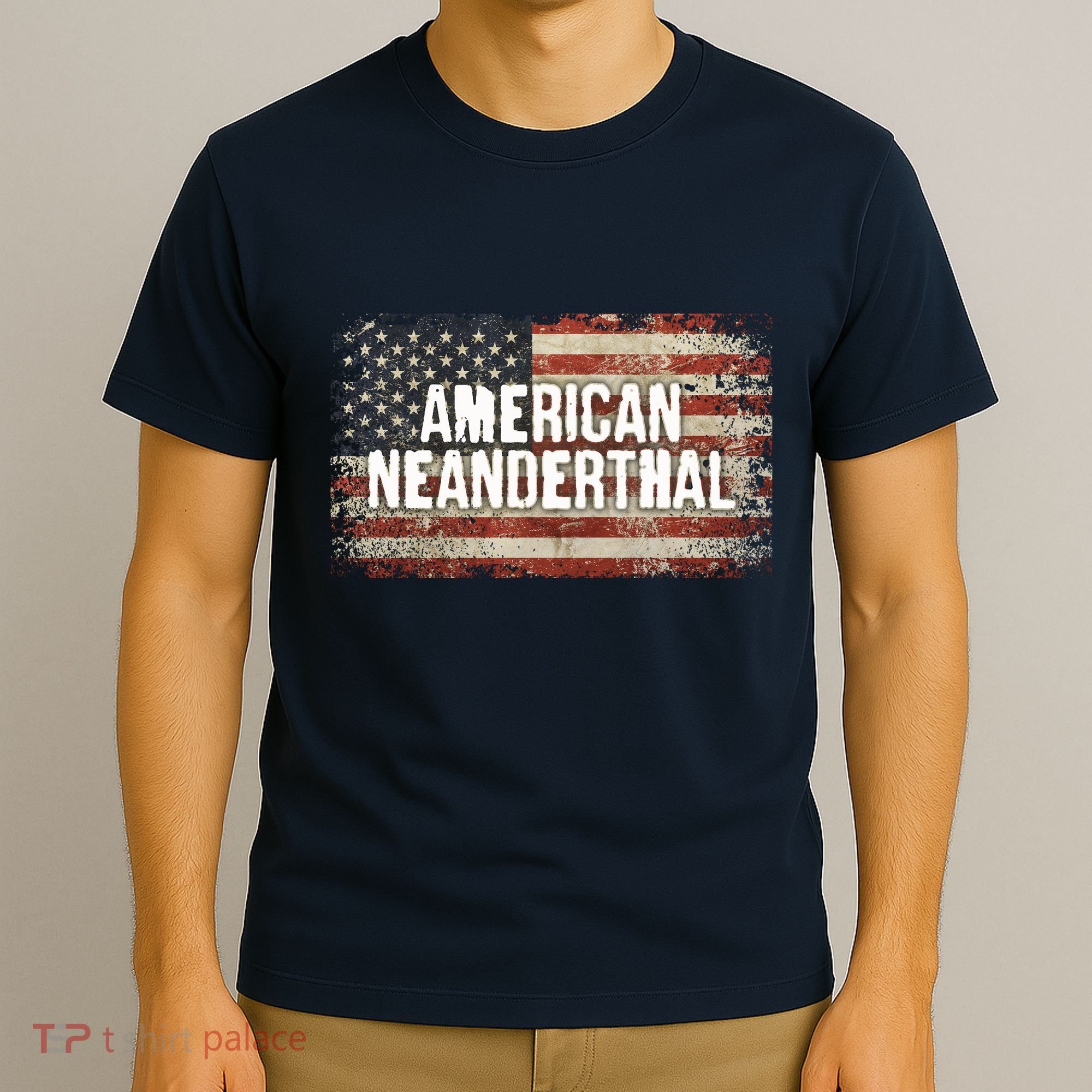 Distressed American Neanderthal T-Shirt