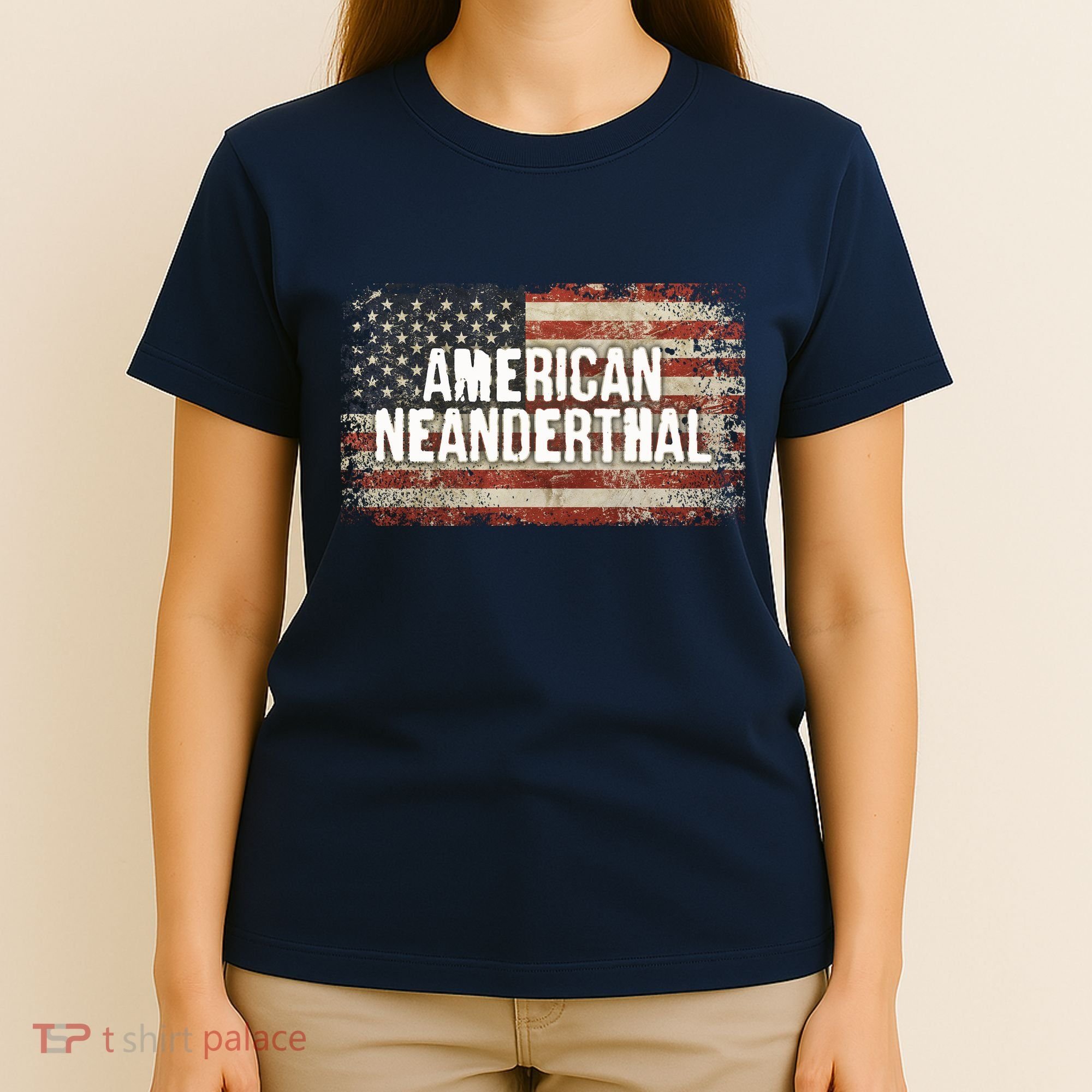 Distressed American Neanderthal T-Shirt