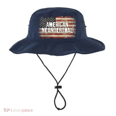 Distressed American Neanderthal Bucket Hat