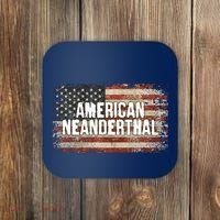Distressed American Neanderthal Coaster thumb 0