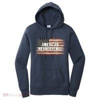 Distressed American Neanderthal Women's Hoodie thumb 0