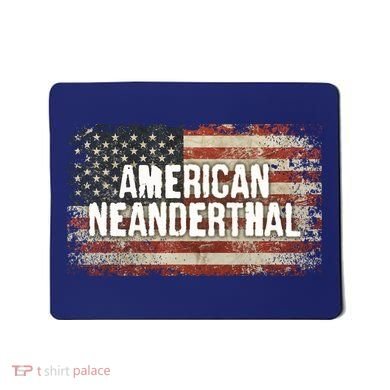 Distressed American Neanderthal Mousepad