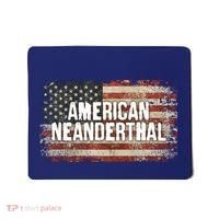 Distressed American Neanderthal Mousepad thumb 0