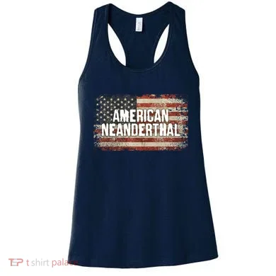 Distressed American Neanderthal Women's Tank Top