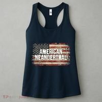 Distressed American Neanderthal Women's Tank Top thumb 3