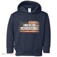 Distressed American Neanderthal Toddler Hoodie thumb 0