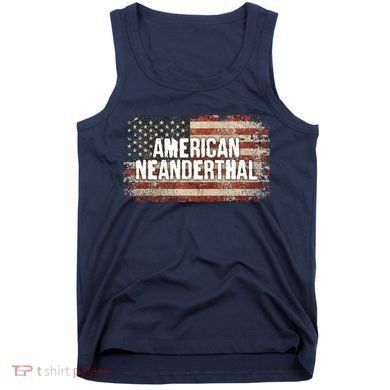 Distressed American Neanderthal Tank Top