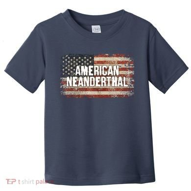 Distressed American Neanderthal Toddler T-Shirt
