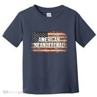 Distressed American Neanderthal Toddler T-Shirt thumb 0