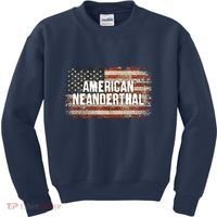 Distressed American Neanderthal Kids Sweatshirt thumb 0
