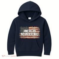 Distressed American Neanderthal Kids Hoodie thumb 0