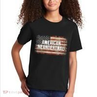 Distressed American Neanderthal Kids T-Shirt thumb 2