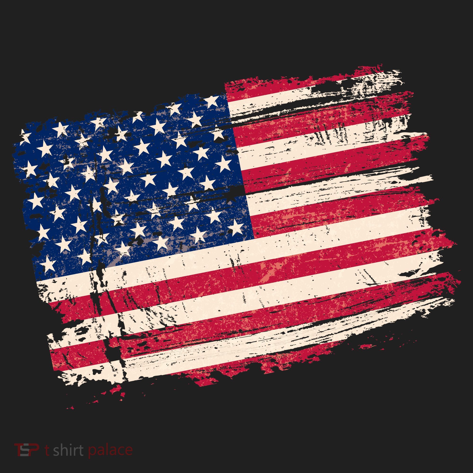 Distressed American US Flag Tumbler