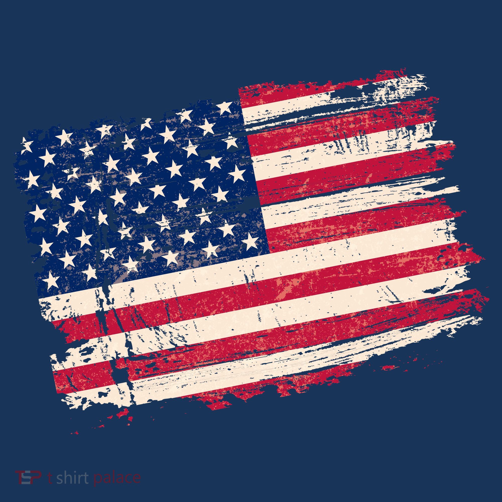 Distressed American US Flag Sweatshirt