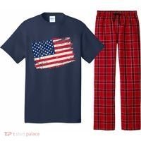 Distressed American US Flag Pajama Set thumb 0