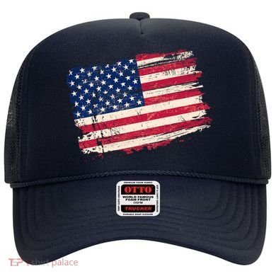 Distressed American US Flag Hat