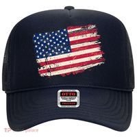 Distressed American US Flag Hat thumb 0