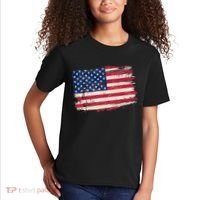 Distressed American US Flag Kids T-Shirt thumb 2
