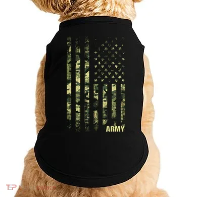Distressed Army USA Flag Doggie Tank