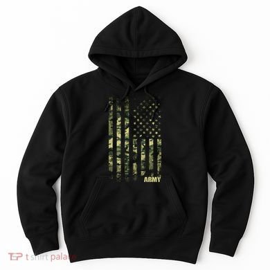 Distressed Army USA Flag Hoodie