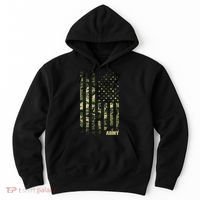 Distressed Army USA Flag Hoodie thumb 0