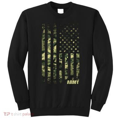 Distressed Army USA Flag Sweatshirt