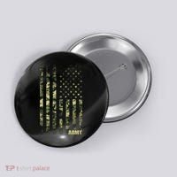 Distressed Army USA Flag Button thumb 0
