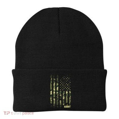 Distressed Army USA Flag Beanie