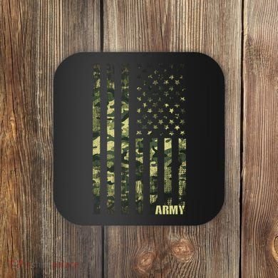 Distressed Army USA Flag Coaster