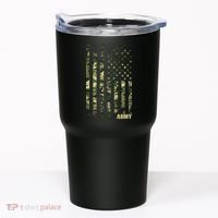 Distressed Army USA Flag Tumbler thumb 0