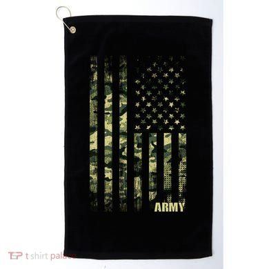 Distressed Army USA Flag Golf Towel