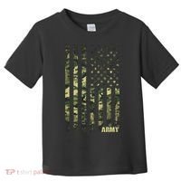 Distressed Army USA Flag Toddler T-Shirt thumb 0
