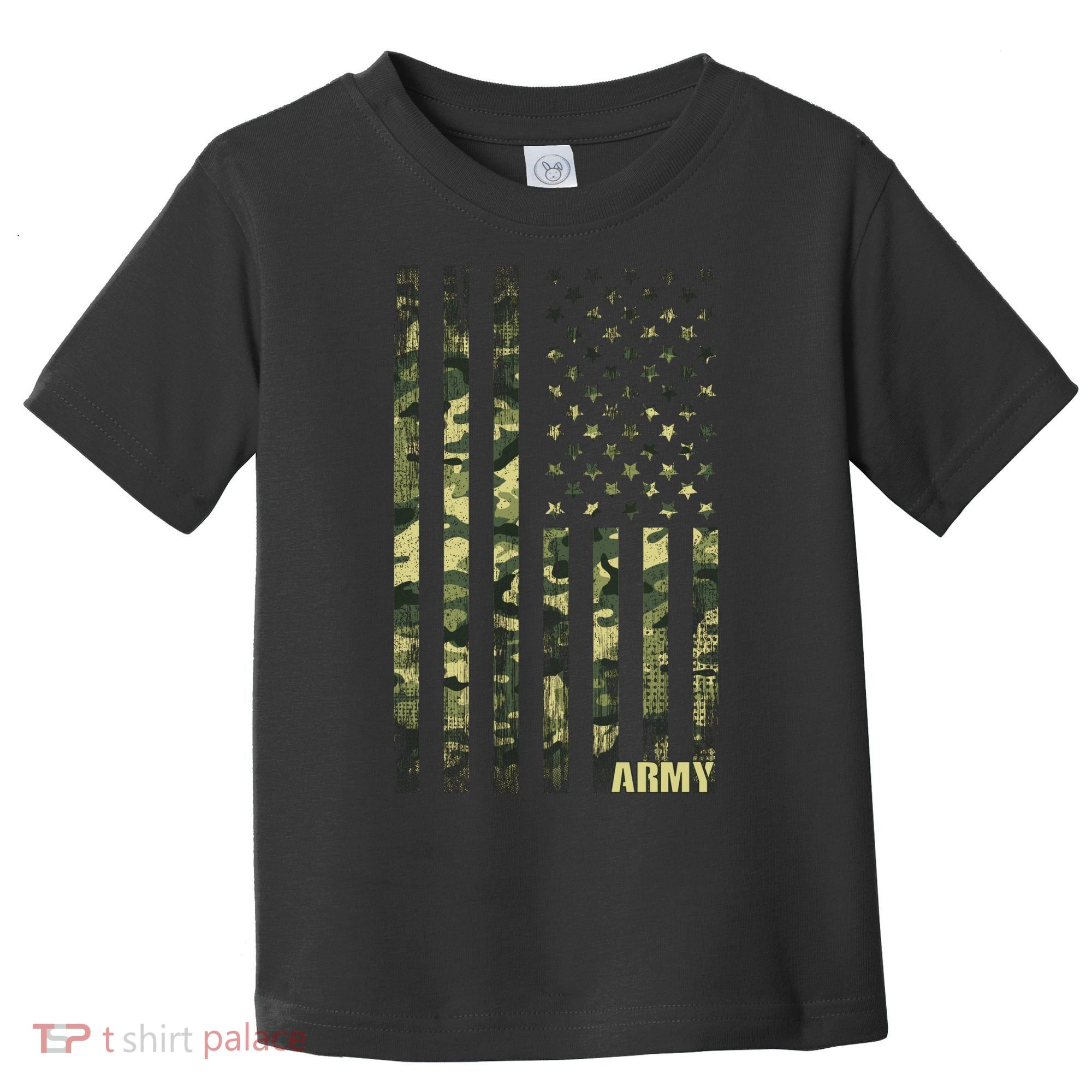 Distressed Army USA Flag Toddler T-Shirt