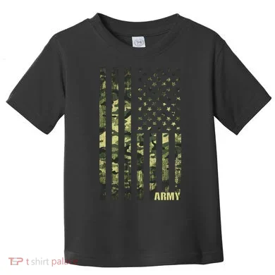 Distressed Army USA Flag Toddler T-Shirt