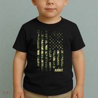 Distressed Army USA Flag Toddler T-Shirt thumb 2