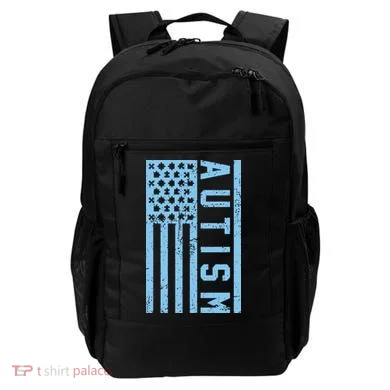 Distressed Autism Flag Backpack