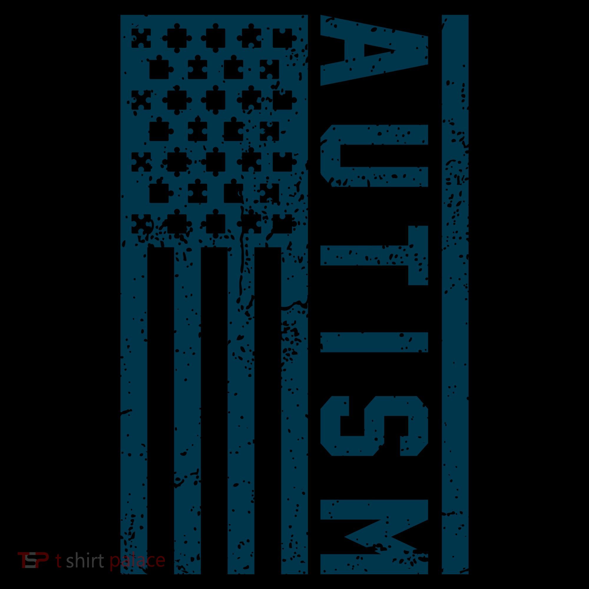 Distressed Autism Flag Coffee Mug