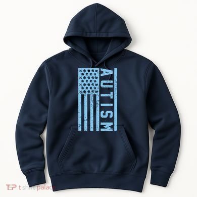 Distressed Autism Flag Hoodie