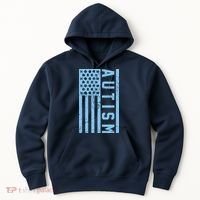 Distressed Autism Flag Hoodie thumb 0